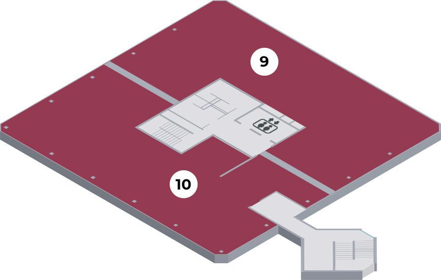 Plan étage 4 bâtiment grenat